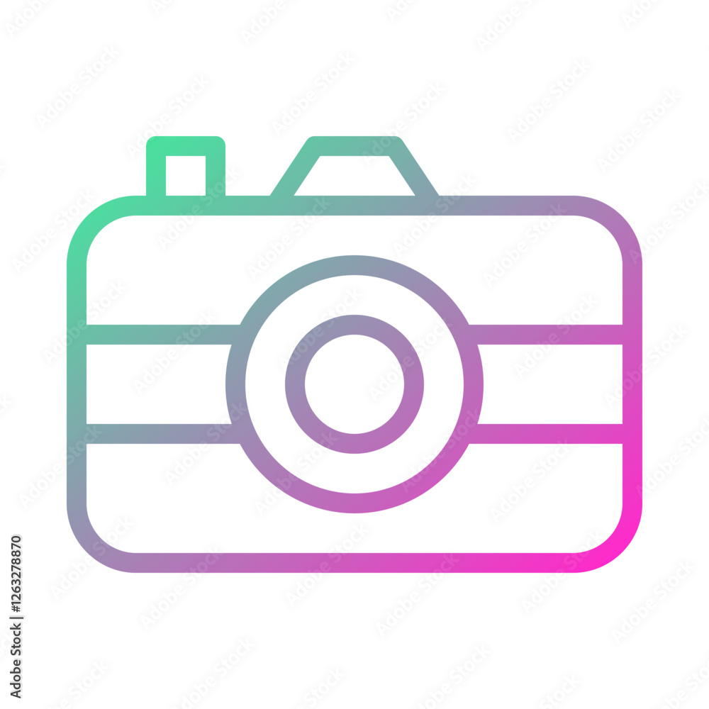 Gradient Camera Icon Design for Photography Gradient Camera Icon Design for Photography