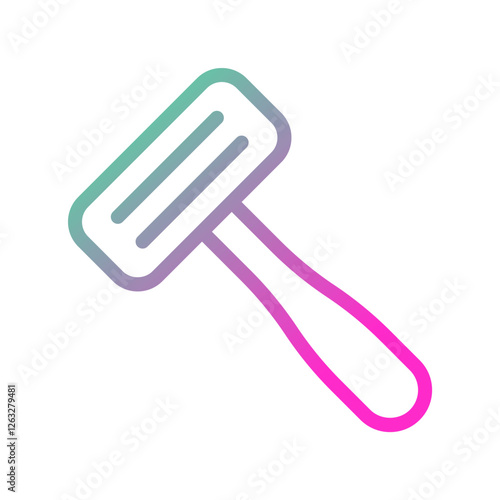 Modern Shaving Razor Icon with Gradient Design