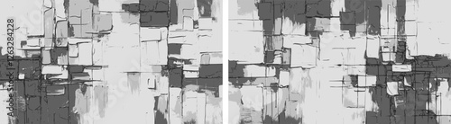 Modern abstract background designs showcasing textured details and dynamic paint layers, embodying the spirit of contemporary painting and art