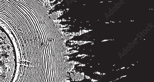 Circular starburst explosion texture. Distressed uneven grunge background. Abstract vector illustration. Overlay to create interesting effect and depth. Isolated on white background.