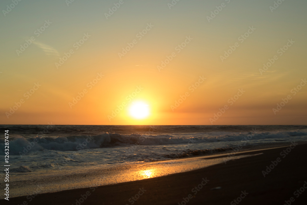 sunset at the beach sunset at the beach