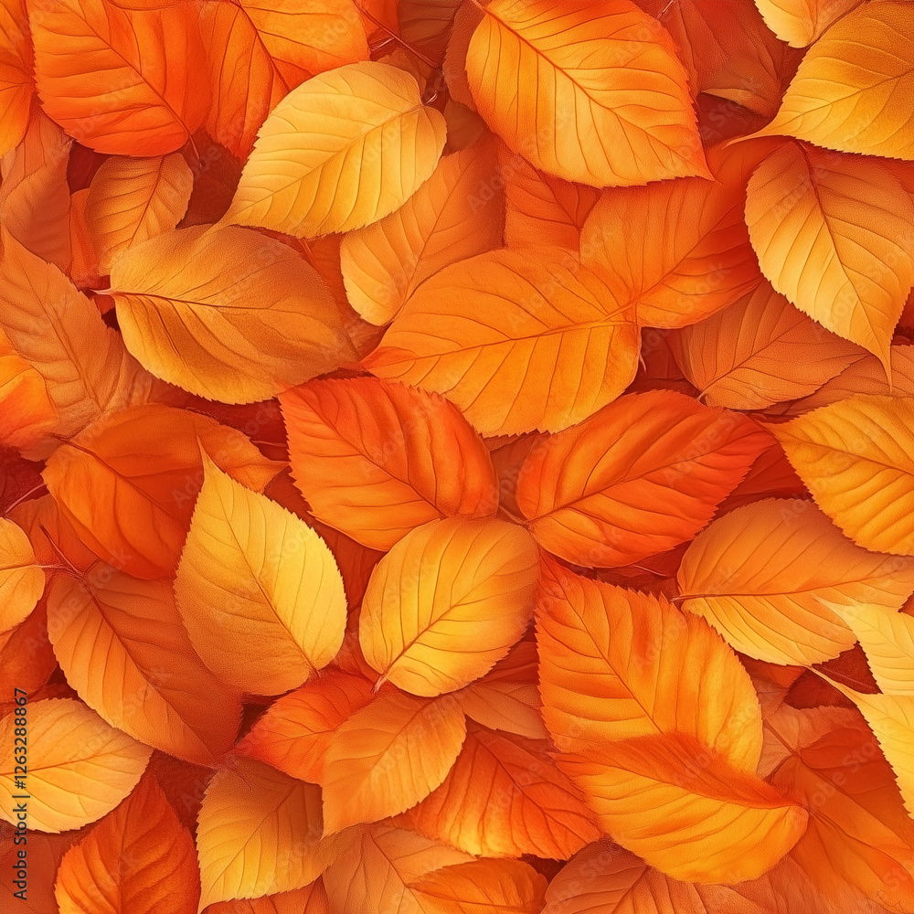 Obraz premium Golden Whispers of Autumn: A Symphony of Falling Leaves, autumn leaves background