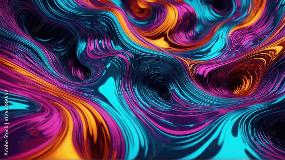 Abstract Background. Bio-Liquid Metal Surface with Reactive AI Patterns Abstract Background. Bio-Liquid Metal Surface with Reactive AI Patterns