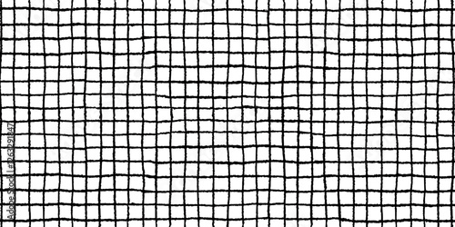Hand-drawn abstract irregular grid background