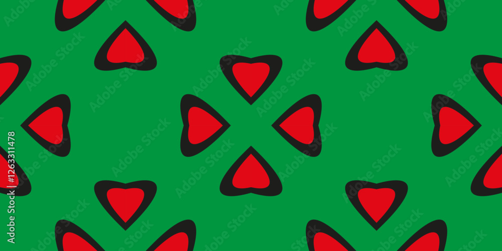 Obraz premium Colorful geometric background, trendy, graphic, bright, modern, design, seamless, repeating