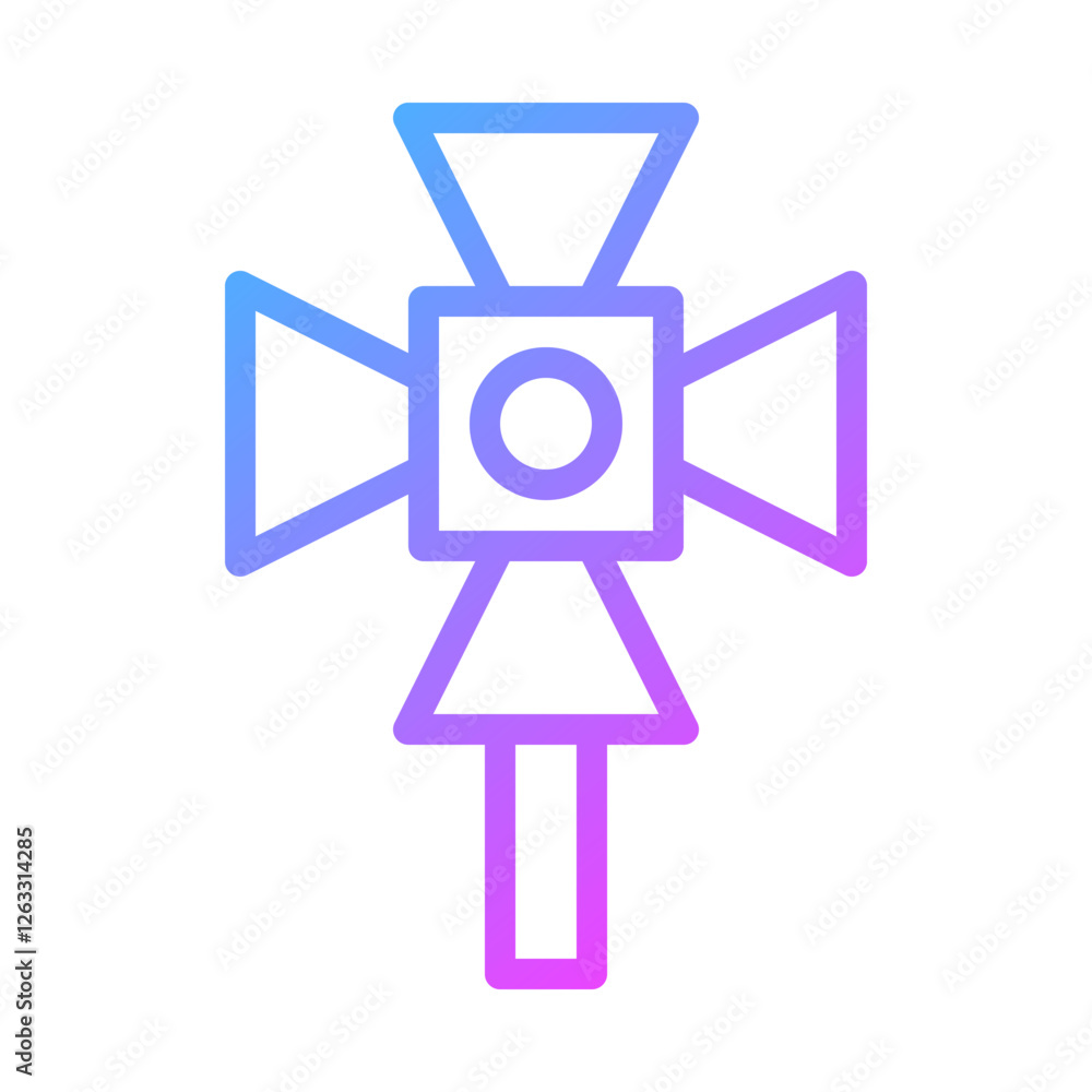 Abstract Geometric Symbol Gradient Illustration Abstract Geometric Symbol Gradient Illustration