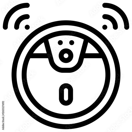 Robot Vacuum Cleaner Icon