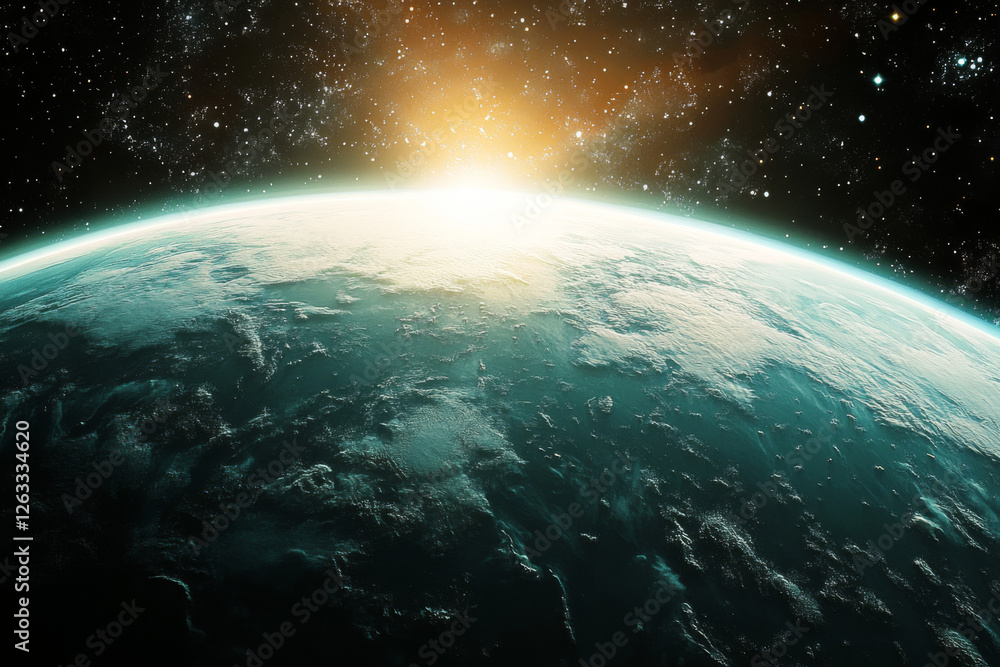 Fototapeta premium space illustration