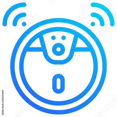 Robot Vacuum Cleaner Icon
