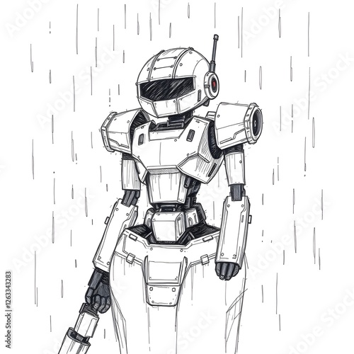 robot cyborg soldier