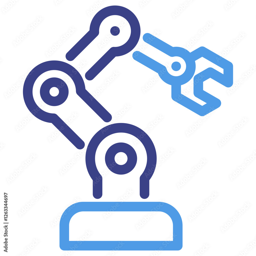 Robot Arm Icon Robot Arm Icon