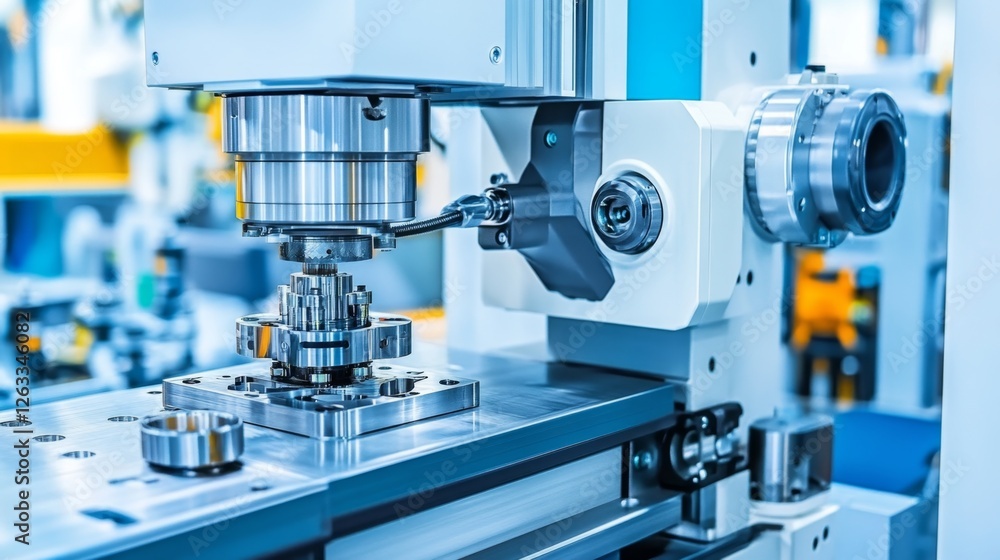 Fully Automated Industrial Production Line with Robotic Machinery and Advanced Automation Technology Fully Automated Industrial Production Line with Robotic Machinery and Advanced Automation Technology