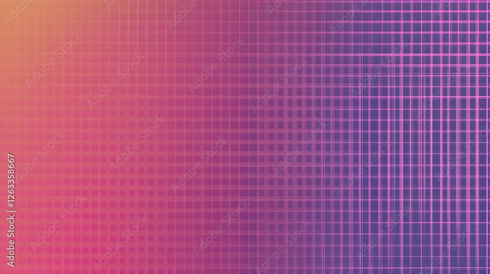 Abstract Grid Pattern With Gradient Pink Purple Hues Abstract Grid Pattern With Gradient Pink Purple Hues