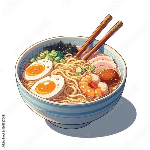 Ramen anime no background