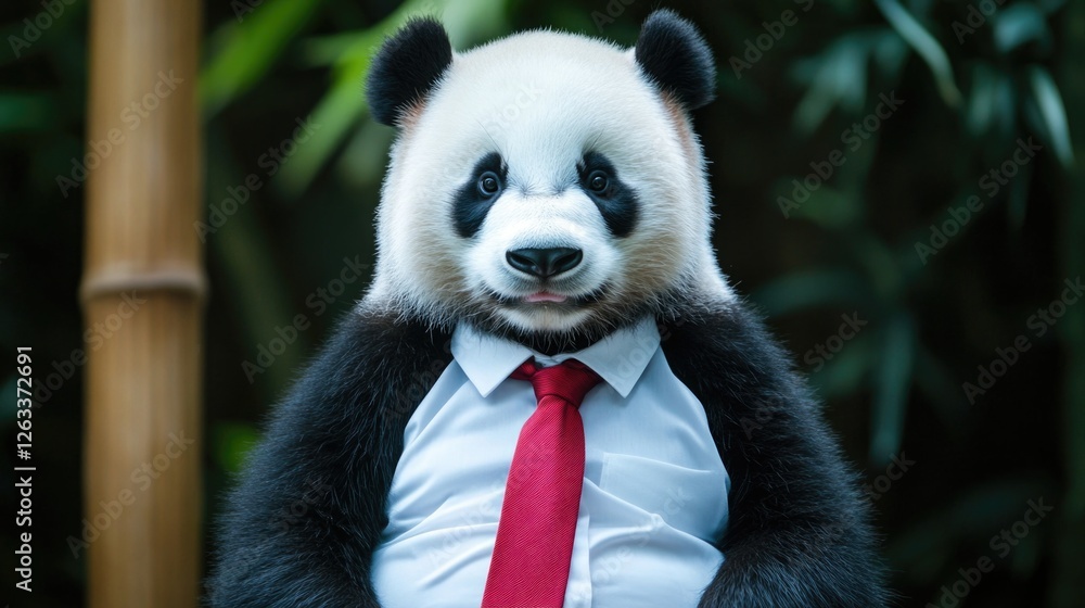 Obraz premium Business Panda