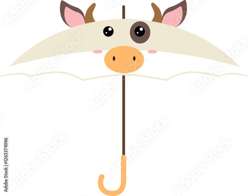Cute Cow Umbrella