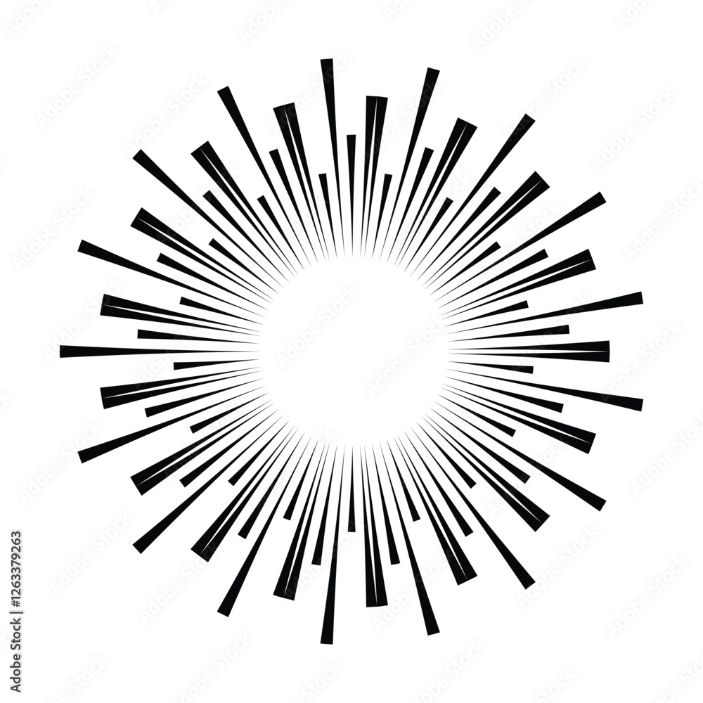 Sun icon, sunburst vector illustration element for design Sun icon, sunburst vector illustration element for design