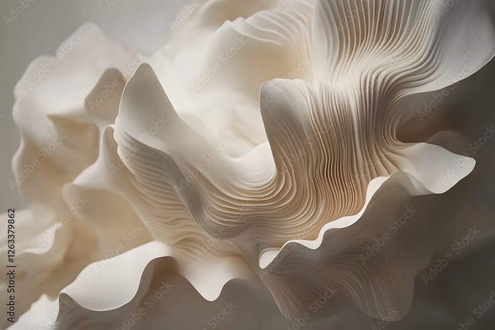 Ethereal Organic Fluid Forms in Soft Monochrome Tones Abstract Beauty Ethereal Organic Fluid Forms in Soft Monochrome Tones Abstract Beauty