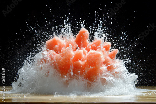 A dynamic image of a waterm...