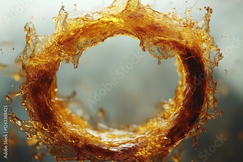 Coffee Ring Vector Illustra...