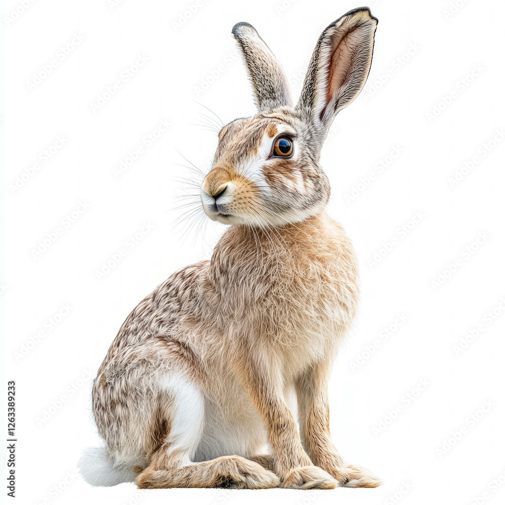 Obraz premium Hare Isolated