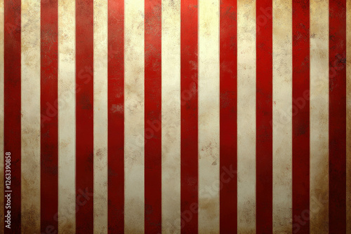 Red And White Striped Background