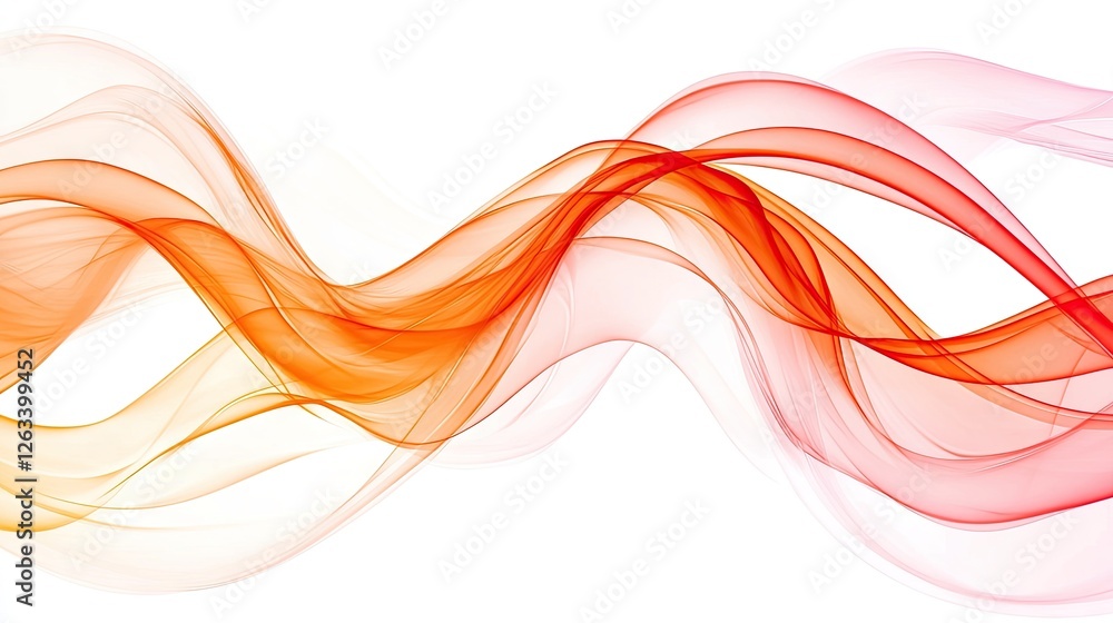Soft pastel pink and orange abstract waves, creating a warm and elegant design. Soft pastel pink and orange abstract waves, creating a warm and elegant design.