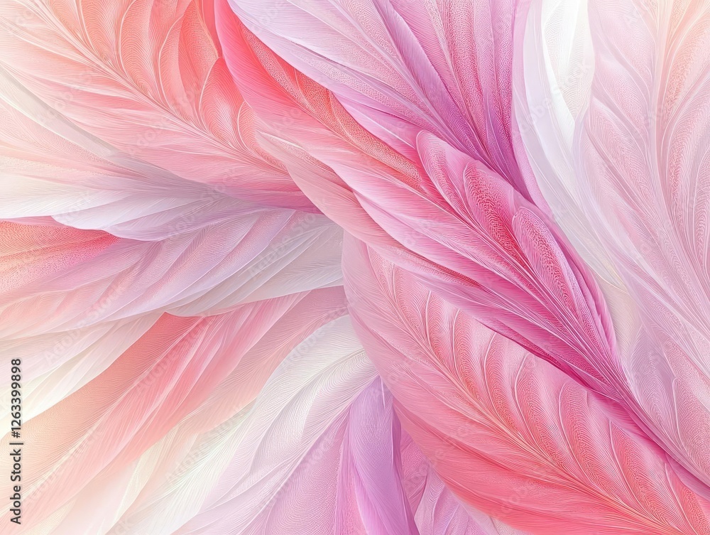 Delicate Soft Pink Swan Feather Texture Background Delicate Soft Pink Swan Feather Texture Background
