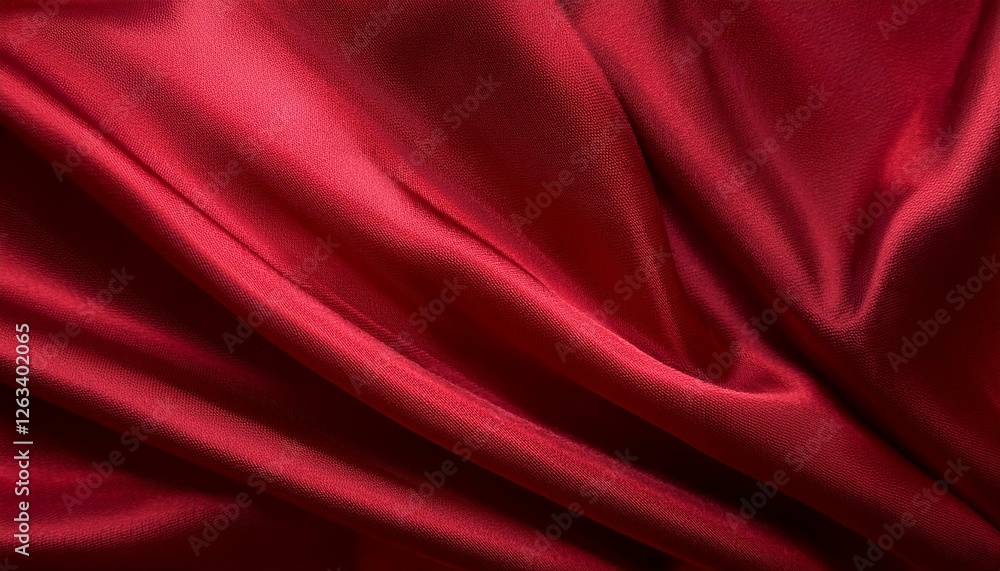  deep red velvet fabric