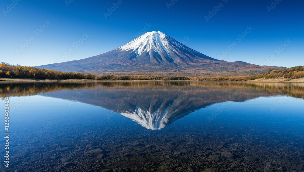 River bank panorama with huge rocky formation in distance at sunny day nature serenity concept River bank panorama with huge rocky formation in distance at sunny day nature serenity concept
