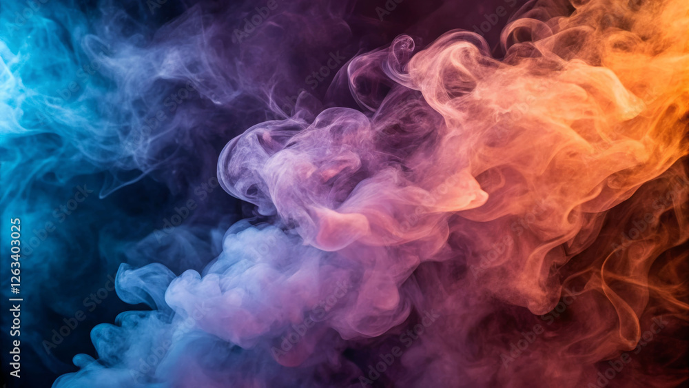Dynamic swirling smoke particles abstract background digital art colorful environment artistic viewpoint visual concept Dynamic swirling smoke particles abstract background digital art colorful environment artistic viewpoint visual concept