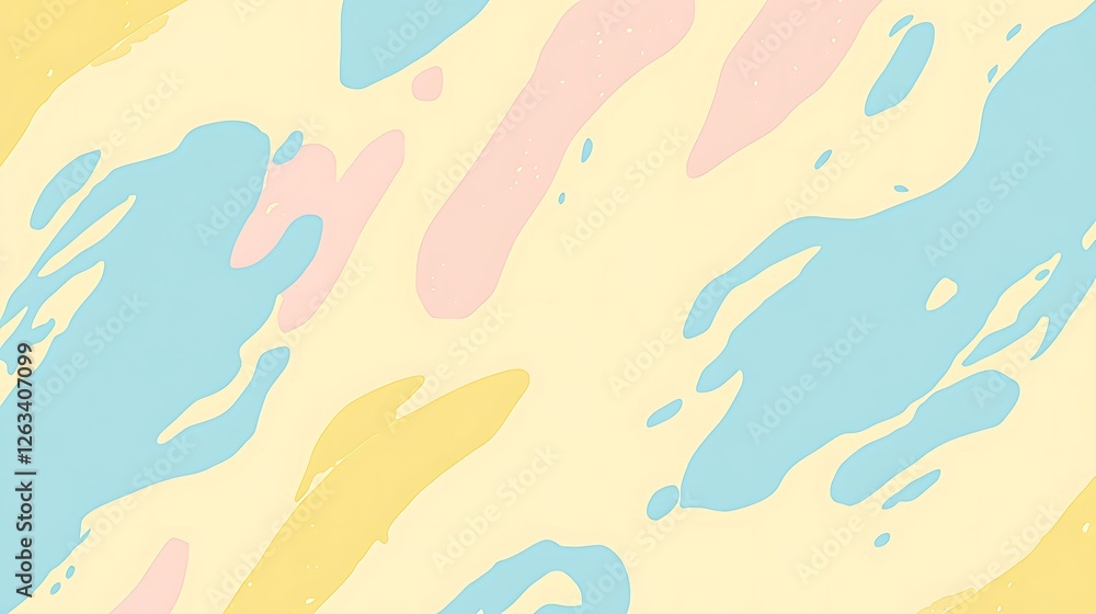 Abstract Pastel Color Splashes Background Design Abstract Pastel Color Splashes Background Design