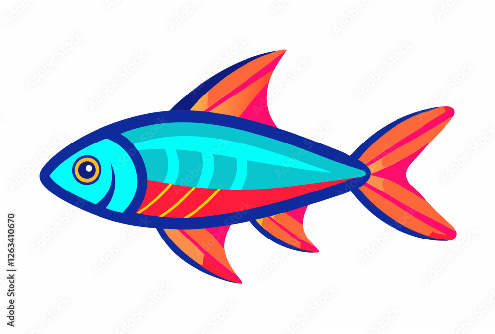vector illustration of a fish vector illustration of a fish