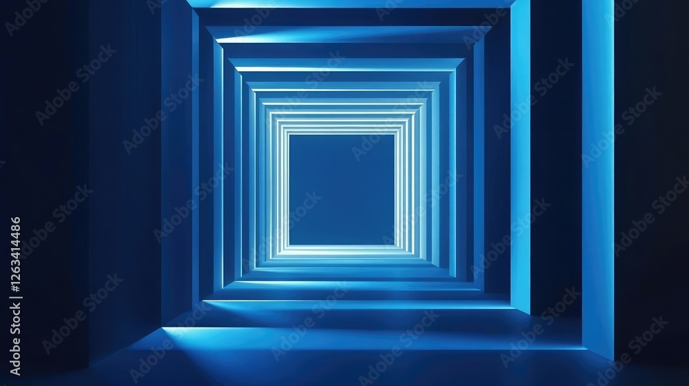Modern Blue Abstract 3D Layered Light Background Modern Blue Abstract 3D Layered Light Background