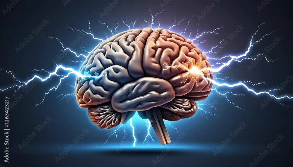 Brainstorming, Neural Activity Illustrated with Electrical Storms