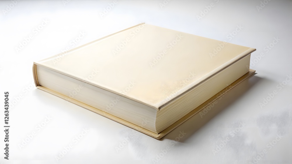 Square Wooden Box, Blank, Cream, Unopened Square Wooden Box, Blank, Cream, Unopened