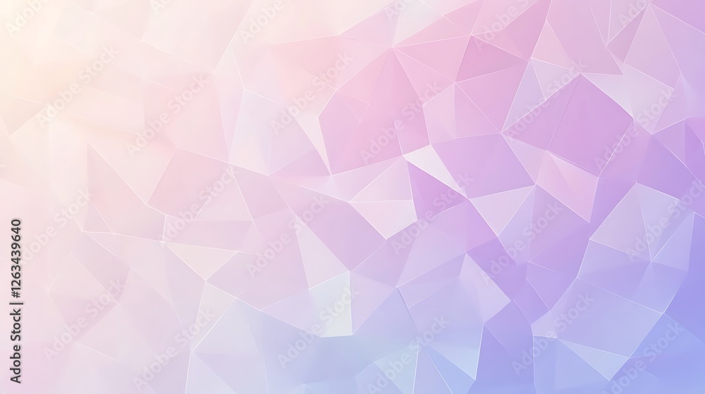 Fototapeta premium Abstract Pastel Triangle Geometric Pattern Background