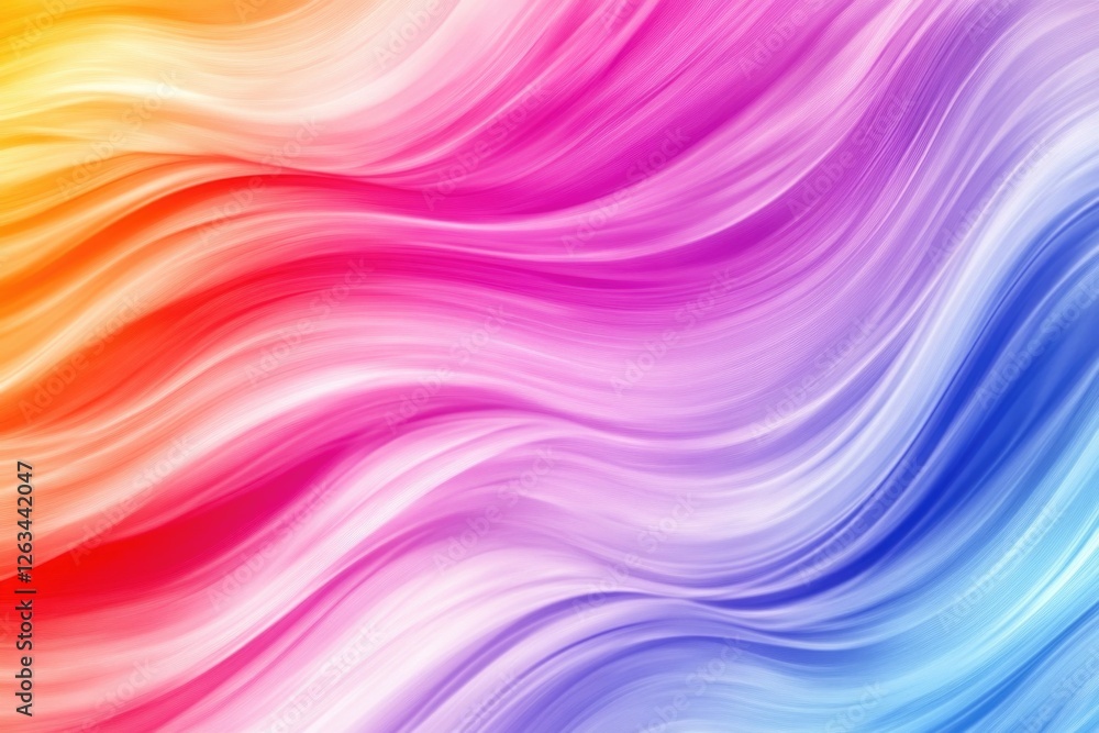 Obraz premium Colorful wavy background for creative projects