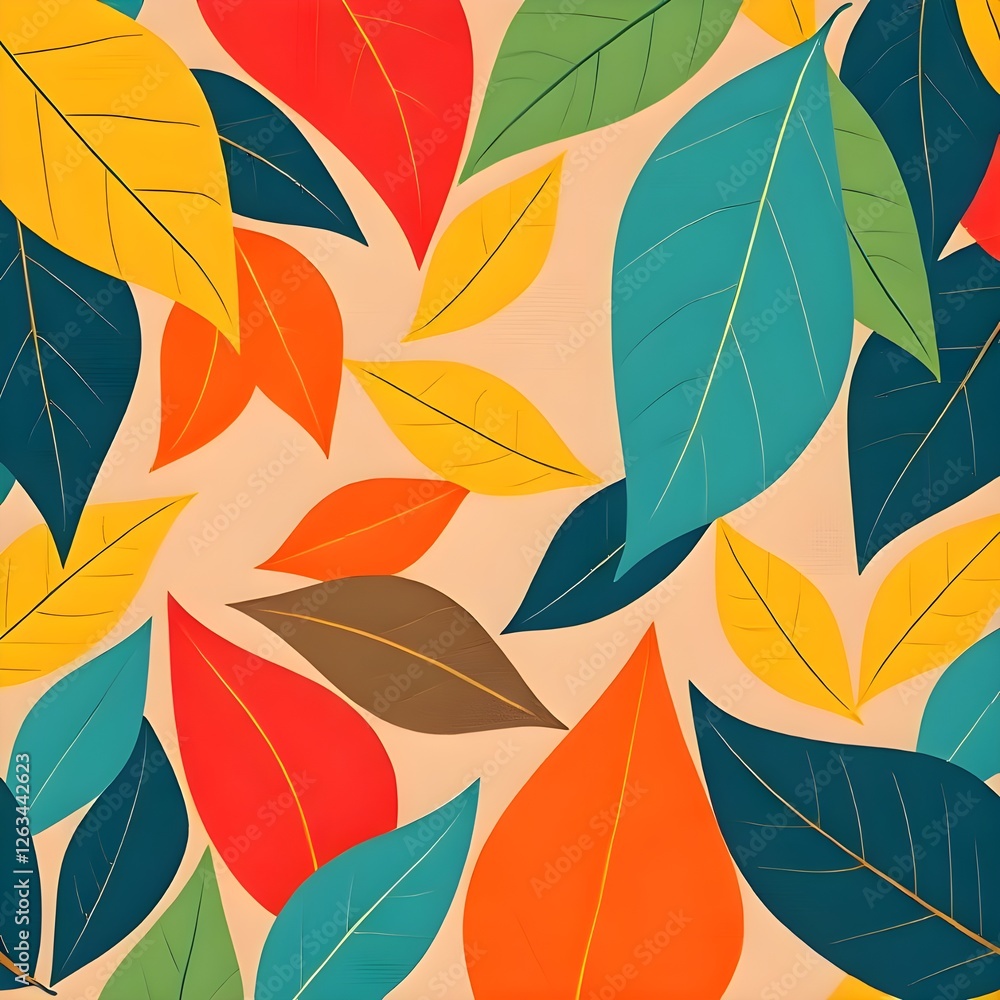 Obraz premium Colorful color of leaves background