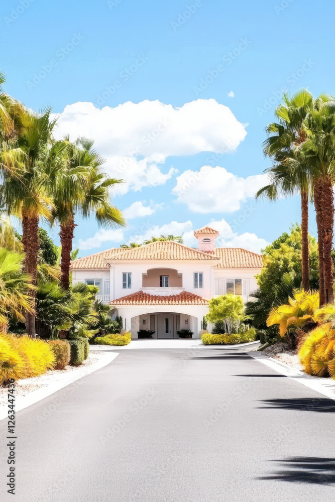 Explore a Stunning Villa Surrounded by Lush Palm Trees and Breathtaking Landscape Design, Perfectly Capturing the Essence of Luxurious Living in a Serene Environment Explore a Stunning Villa Surrounded by Lush Palm Trees and Breathtaking Landscape Design, Perfectly Capturing the Essence of Luxurious Living in a Serene Environment
