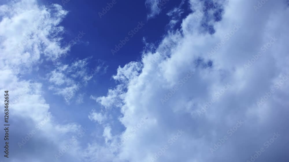 Beautiful clouds moving in sky, timelapse Beautiful clouds moving in sky, timelapse