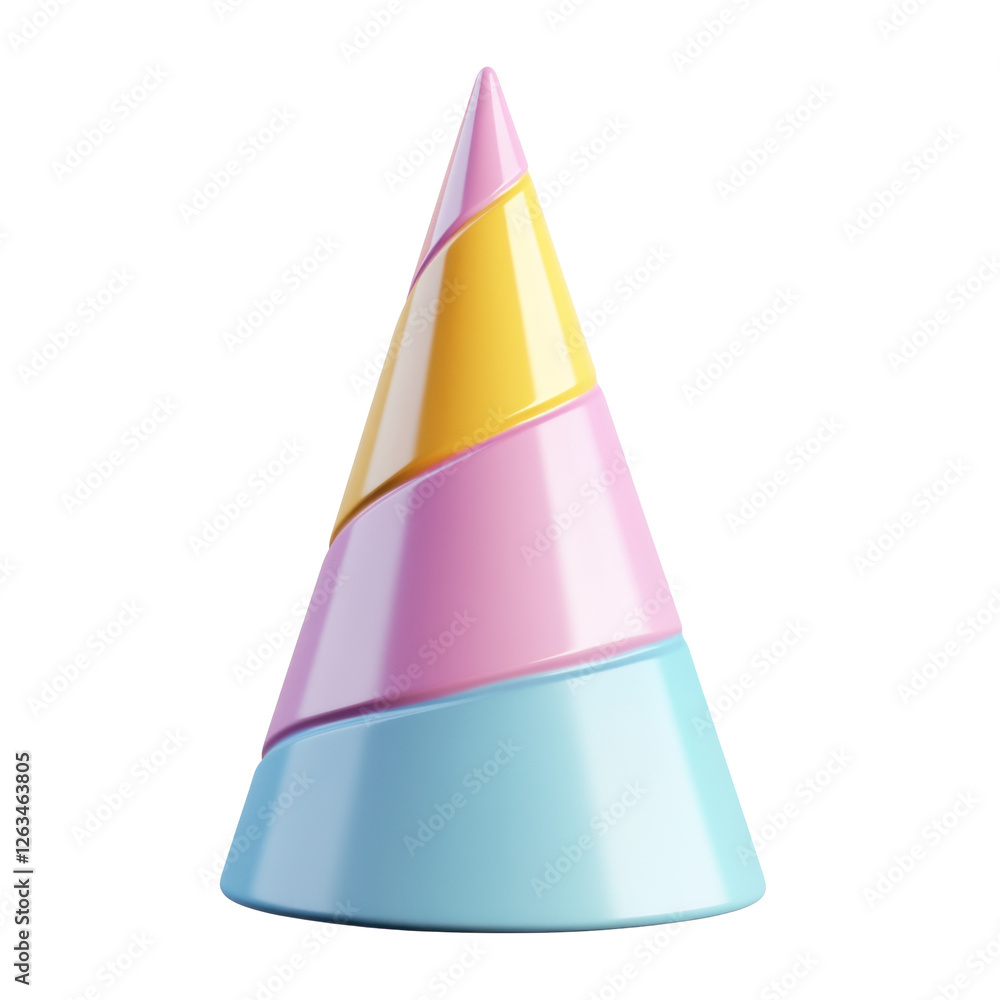party hats isolated party hats isolated