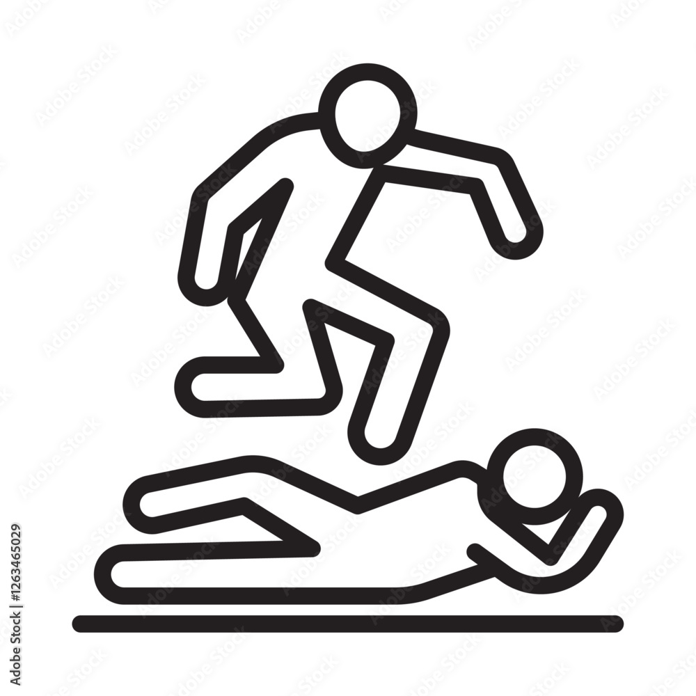 abandonment icon Thin line illustration abandonment icon Thin line illustration