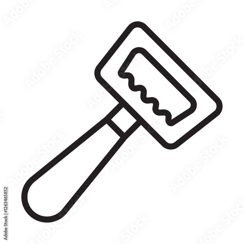 bottle opener icon Thin line illustration