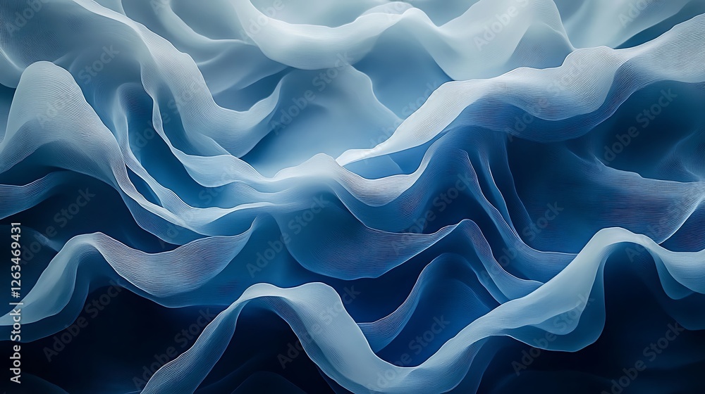 Obraz premium Abstract Blue Fabric Texture Background