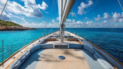 Sailing Yacht Serenity: Expansive Views From the Mizzen Mast