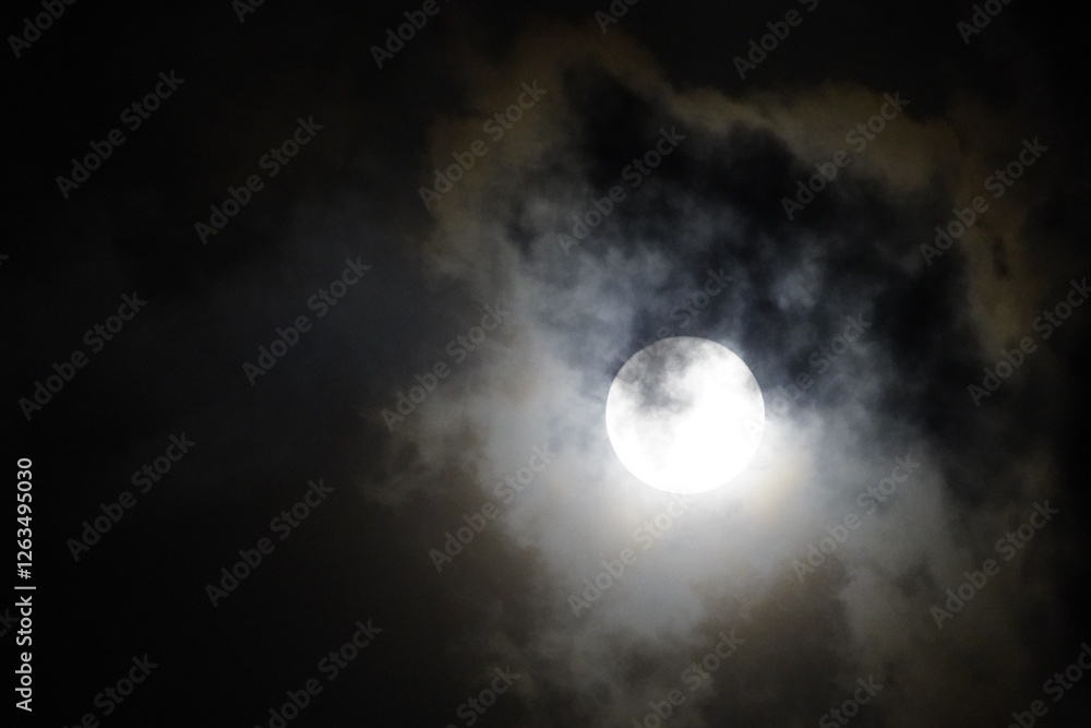 The moon on February 12, 2025 in the sky of Fortaleza Ceará, Brazil. The moon on February 12, 2025 in the sky of Fortaleza Ceará, Brazil.