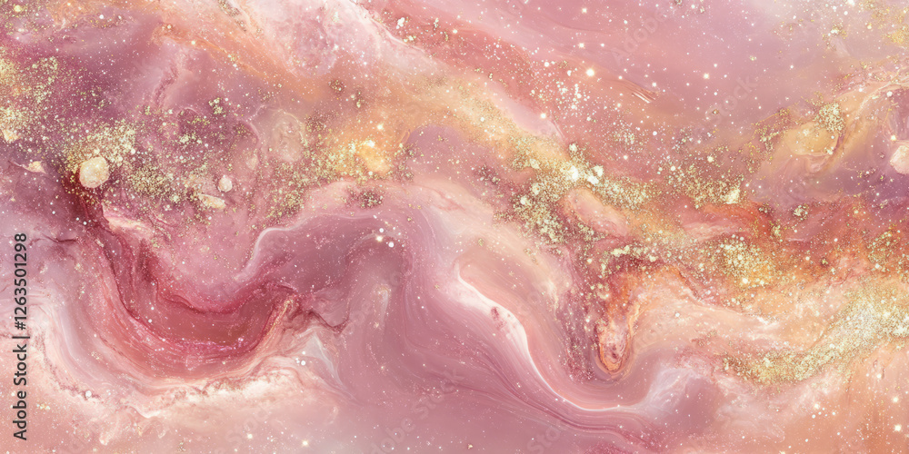 Swirling pink and gold nebula with intricate cloud-like formations, glowing stars scattered across the cosmic expanse, and subtle gaseous textures. Swirling pink and gold nebula with intricate cloud-like formations, glowing stars scattered across the cosmic expanse, and subtle gaseous textures.