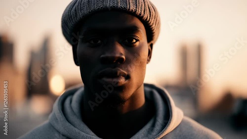 Urban Portrait at Sunset