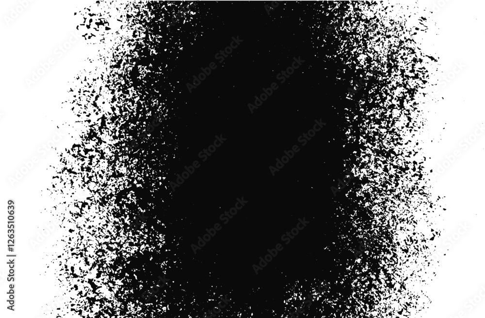 Obraz premium Monochrome Art with Fine Details: An Exploration of Marks and Space in Black Ink